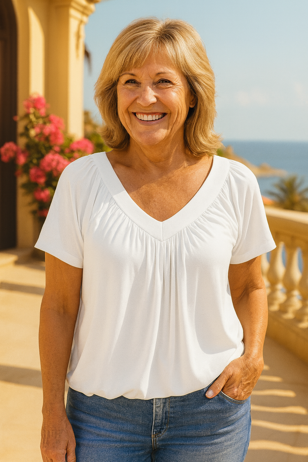 Maris| Luxe Comfort Top – Flattering Ease for Every Day (S–5XL)